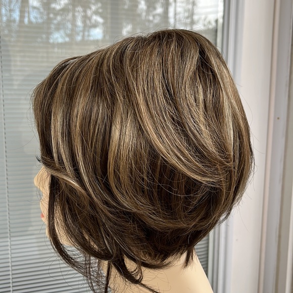 Kaylee Wig Rene of Paris- Color- —-Chocolate Frost-R - Picture 7 of 13